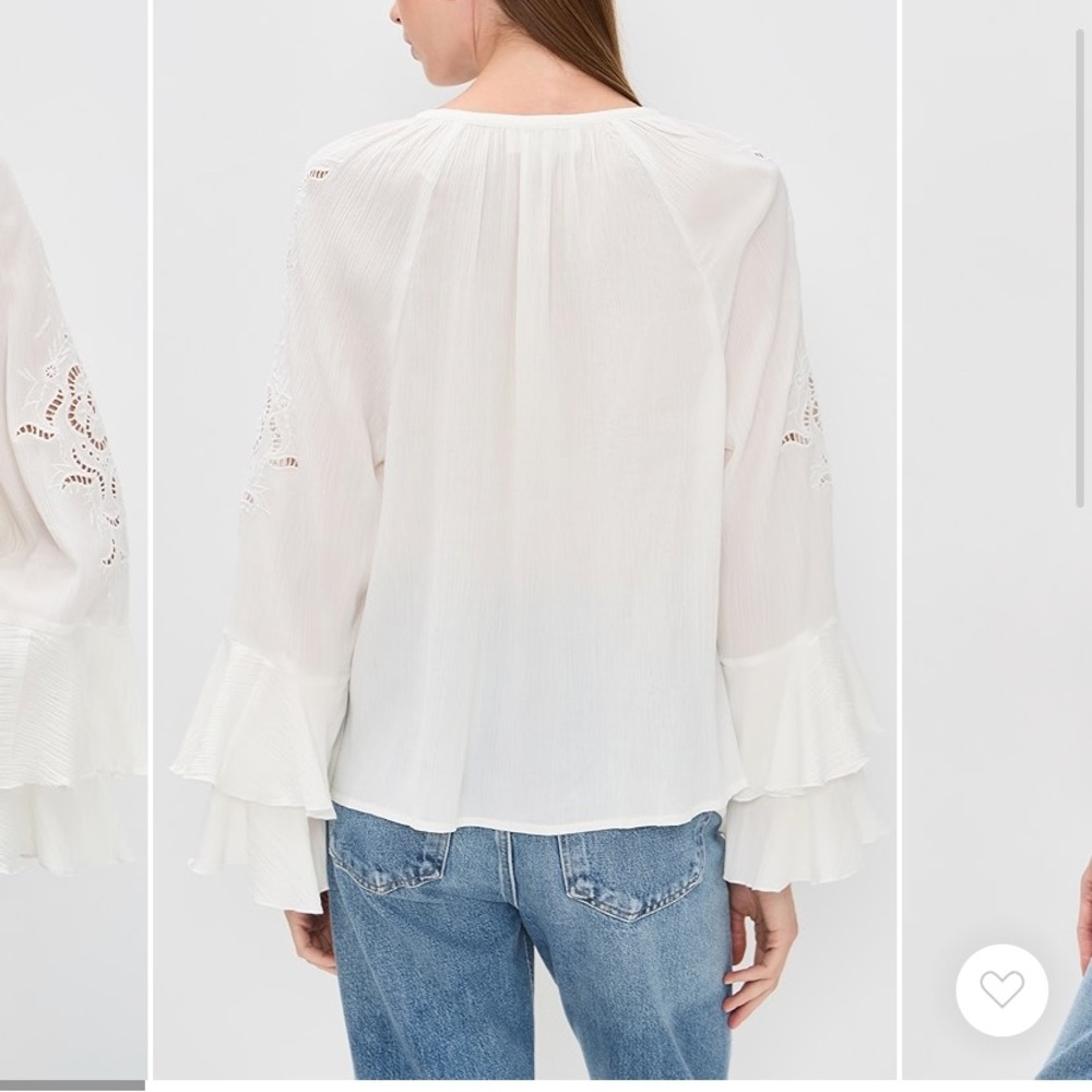 Ba&sh Omar blouse NWT 2 M - Picture 13 of 13